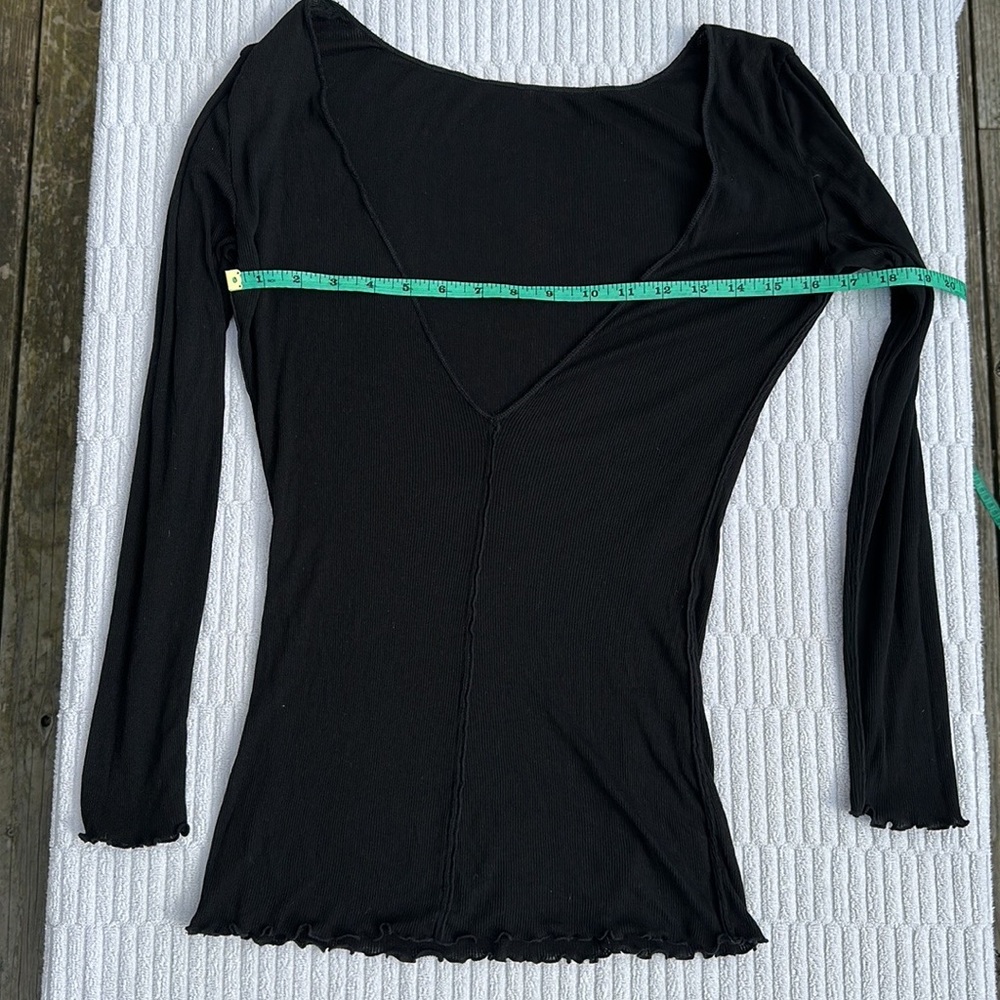 Intimately Free People Basic Layering Top Sz L La… - image 2